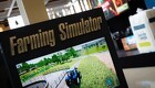 Eliten dyster i Farming Simulator på Agritechnica