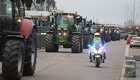 Traktor-demo midt i Bruxelles