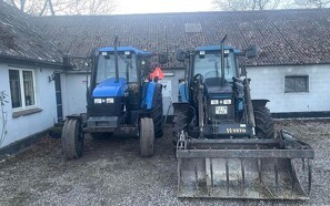 To traktorer stjålet bag lukket port: Nu må Søren fodre køer med lånt traktor