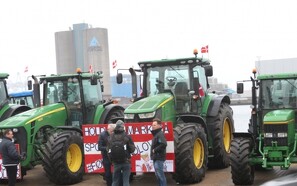 Fødevareminister lyttede til nordjysk traktordemonstration