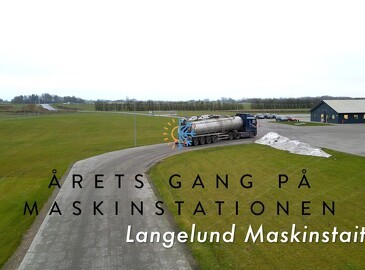 Årets gang på maskinstationen: Langelund Maskinstation