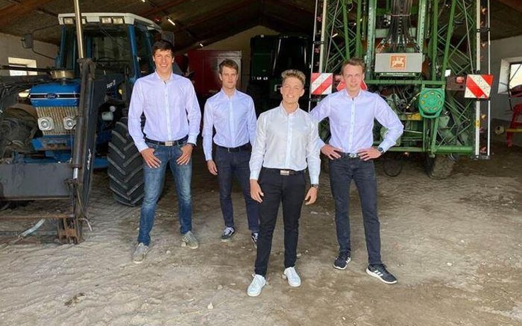 Fire studerende vinder DM med et traktorkondom