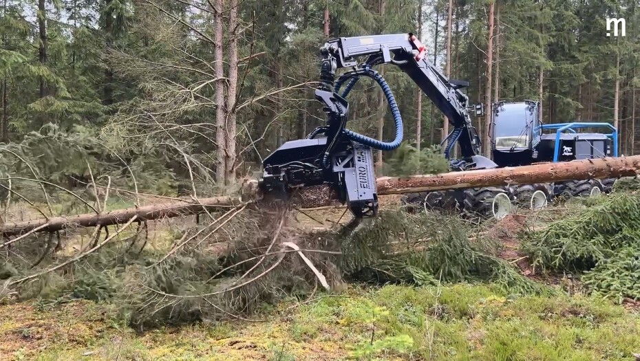 Video: Stor efterspørgsel på ny dansk skovmaskine